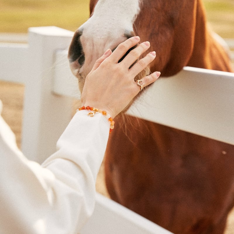 Natural Stone Rubber Bracelet | NASU FARM VILLA