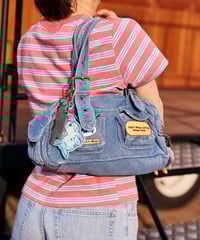 FARM DENIM SHOULDER BAG