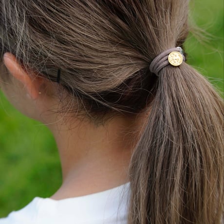Logo Charm Hair Tie