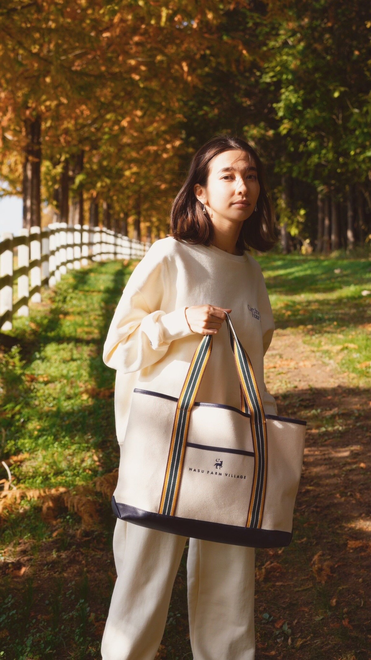 FARM CANVAS TOTE (large) | NASU FARM VILLAGE ON