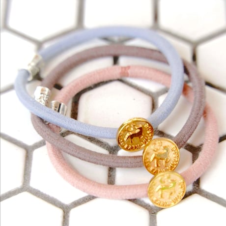 Logo Charm Hair Tie