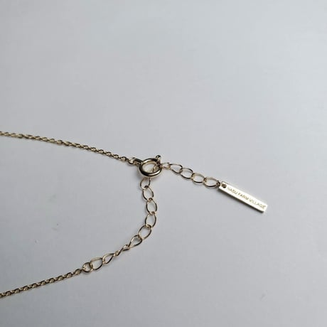 FARM MEDALLION PENDANT NECKLACE  - K18 gold chain