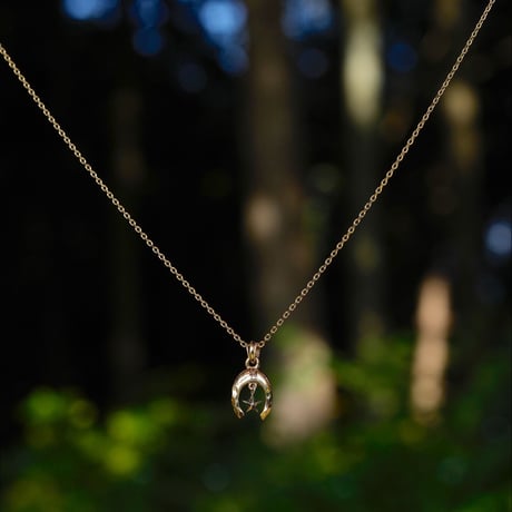 Star Horseshoe Charm (K10/SILVER)