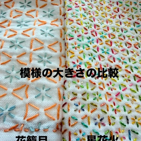 【完売御礼】　刺し子ふきんキット『星花火』
