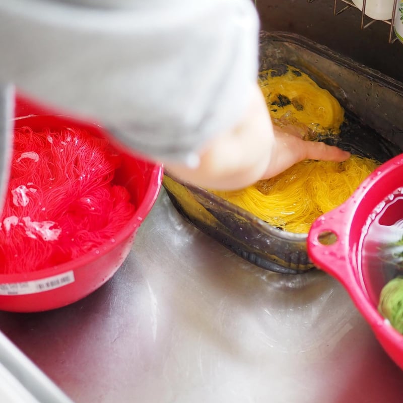 手染め刺し子糸お任せ2本セット | さしこのさなのん