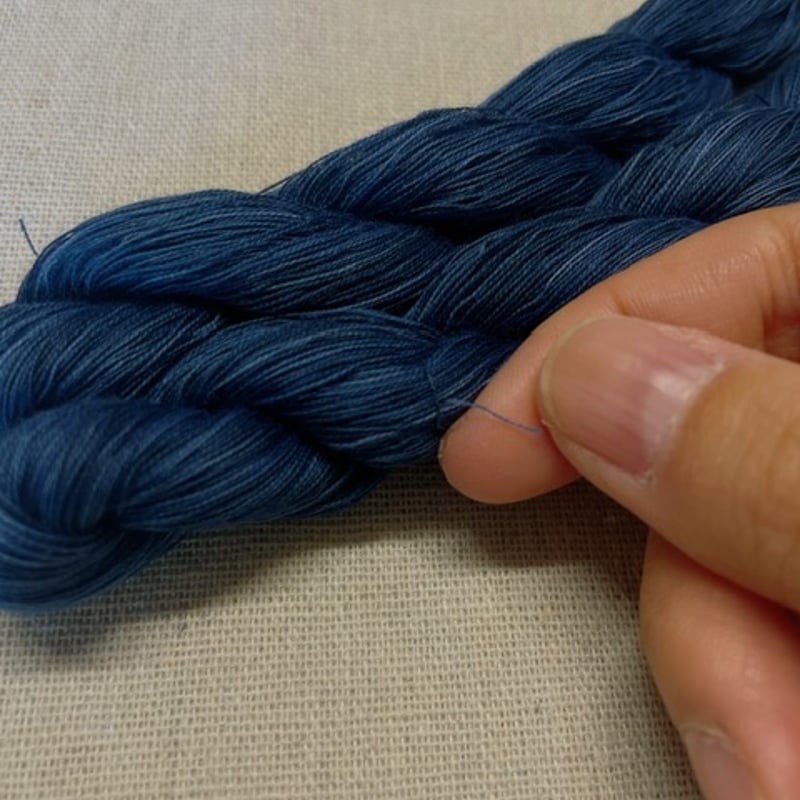 手染め】40/2 超極細糸 | さしこのさなのん