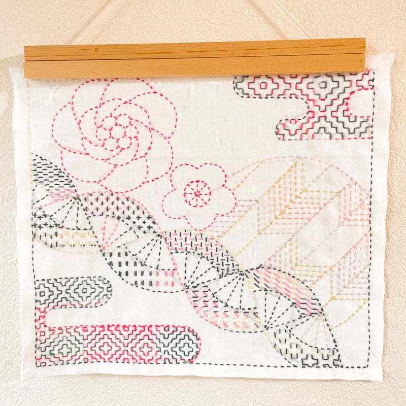 【専用】刺し子ふきん　 　　　　オーダーページ 刺し子ふきんキット「お正月」 | さしこのさなのん