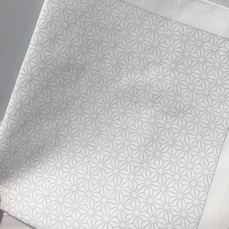 刺し子ふきんキット3「一目麻の葉」 糸なし