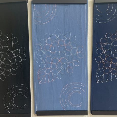 【季節のタペストリーキット】紫陽花（糸別売）