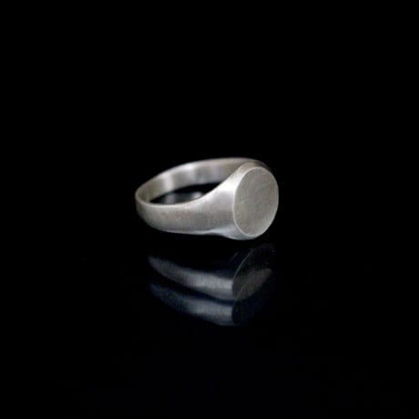 made to order：signet ring 27  ／ringsize #8／logo engraving for TOP／glossy finish／Silver925