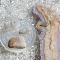〈すべてのチャクラを開く〉MGM（R)クォーツ＆ボッケンハートジャスパー特別セット （３）スペシャルグレード　スーパー特大サイズ ２セット