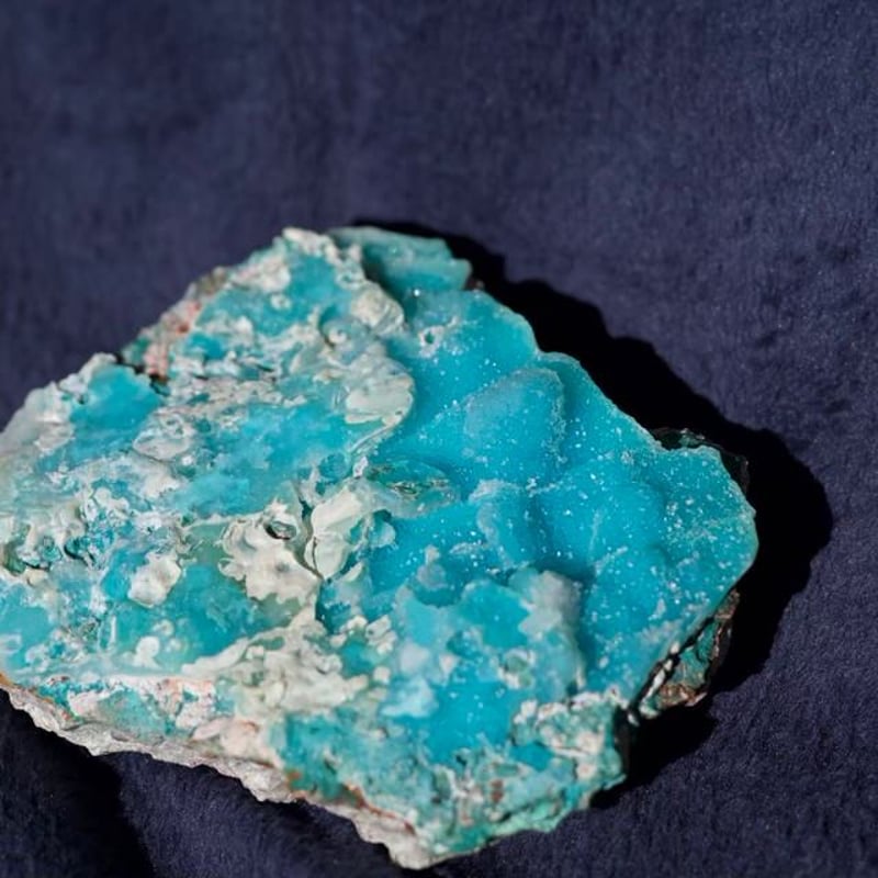 ジェムシリカ 珪孔雀石 クリソコラ ドゥルージー シリシファイド 原石