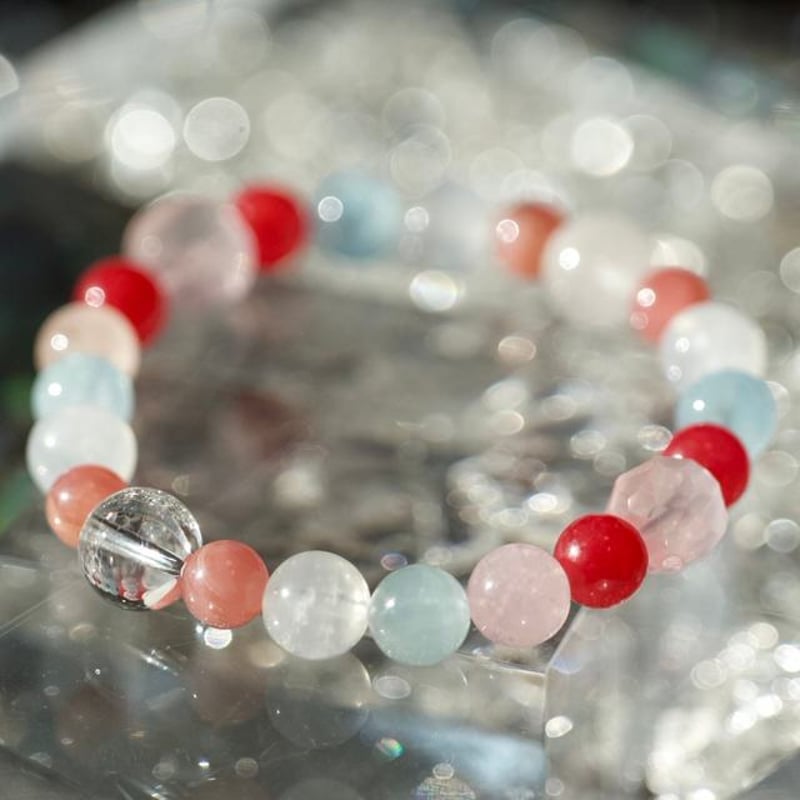 白ラブの薔薇　ミックスベリル　　透明度良 白ラブの薔薇 ミックスベリル 透明度良 【公式通販】