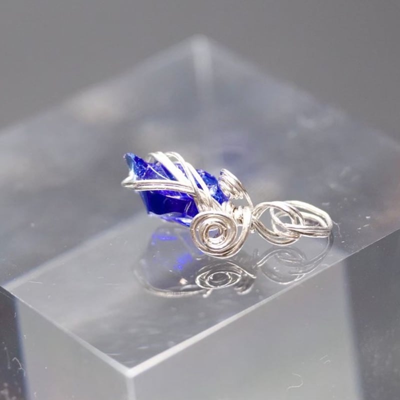 インドネシア産アンダラクリスタル　マルチカラー　ブルー系 インドネシア産アンダラクリスタル マルチカラー ブルー系