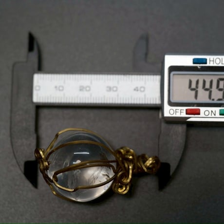 〈レムリアの叡智で本質から幸せを生きる〉【正統派レムリアンシード　ハイグレードスフィア】14KGF製　ワイヤーラップペンダント