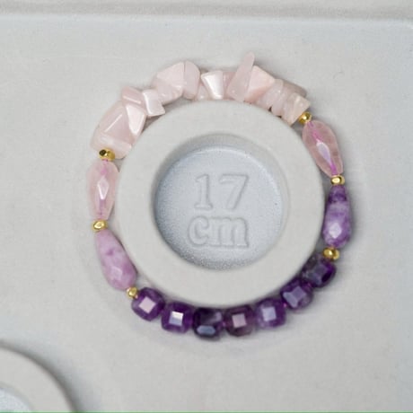 〈天使の愛でハートを満たす〉ピンク・エンジェルラブ ブレスレット