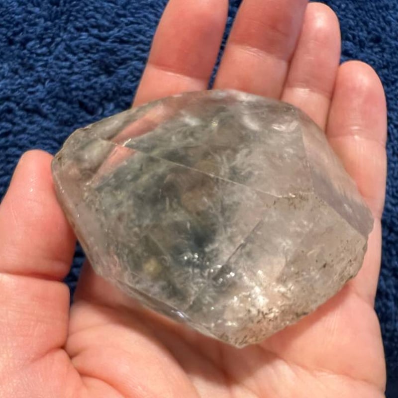 ブルーターラクォーツ水晶鉱物原石