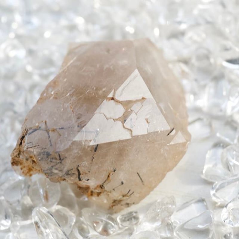 ブルー ザギ水晶 ザギマウンテンクォーツ シルバー925 ペンダント