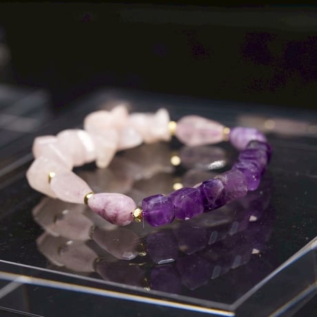 〈天使の愛でハートを満たす〉ピンク・エンジェルラブ ブレスレット