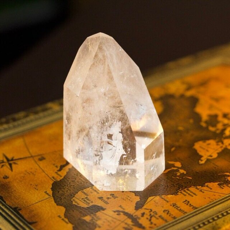 ホワイトヘッドマインクォーツ☆ポリッシュ　証明シールあり CATEGORY ホワイトヘッドクォーツ | Destiny-Stone SHOP