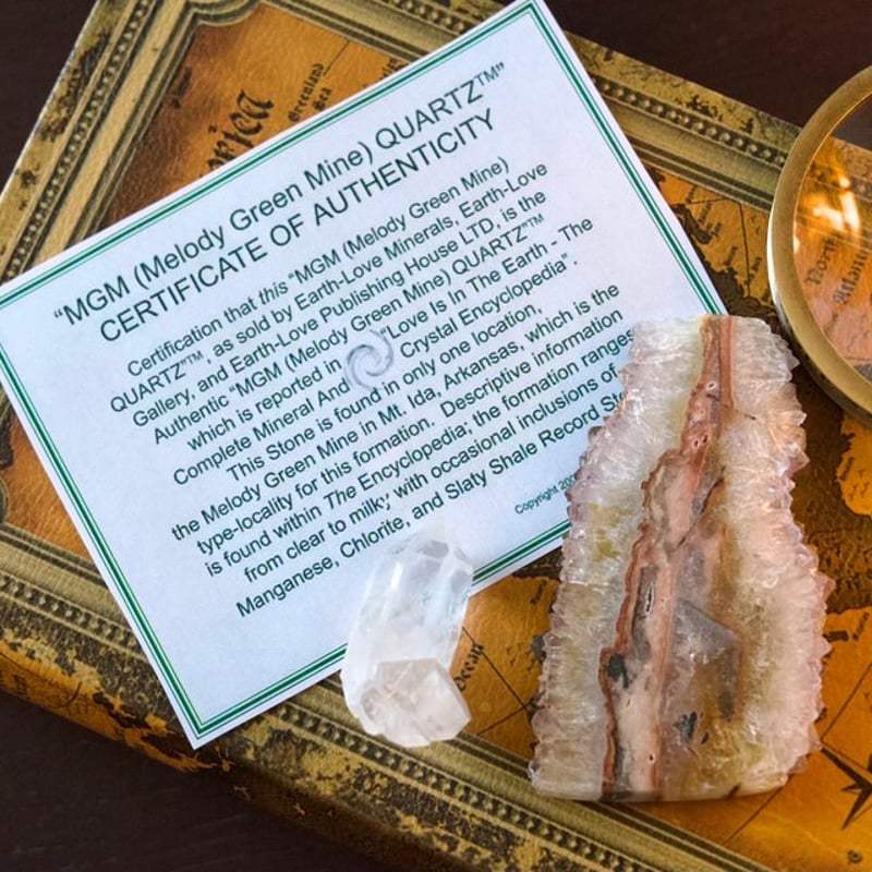 MGM Quartz Melody Green Mine メロディストーン