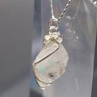 〈たましいの絆と真実の愛と共に幸せライフ〉【超希少アジョイト/アホーアイト　スペシャルグレード　シルバー925 製ワイヤーラップ　大サイズ　ペンダント】
