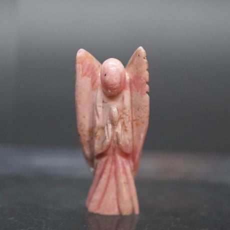 〈愛を導く天使の愛〉【希少インカローズ・ハイグレードタイプ・カービングエンジェル】