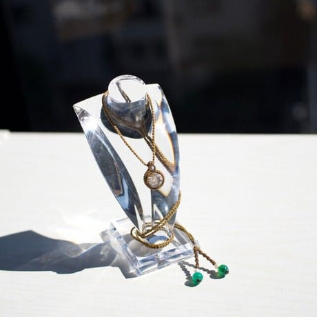 〈stone pierrotコラボ作品〉【超希少メタモルフォシスクォーツ®️＆スーパーセブン®️】ヒーリングカボション　マクラメペンダント（１）