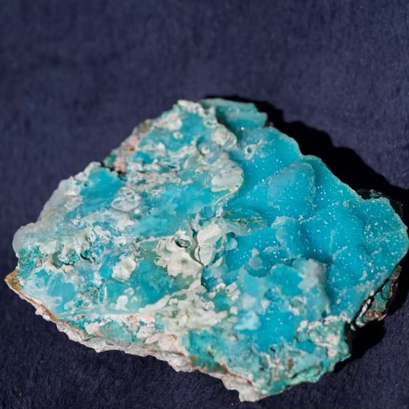 ジェムシリカ　母岩付き　クリソコラ　ドゥルージー　シリシファイド　原石　鉱物 ジェムシリカ 母岩付き クリソコラ ドゥルージー シリシファイド 原石