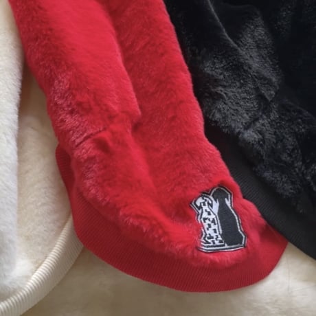 Eco Fur High-neck　RED　JPY8,800+10%TAX