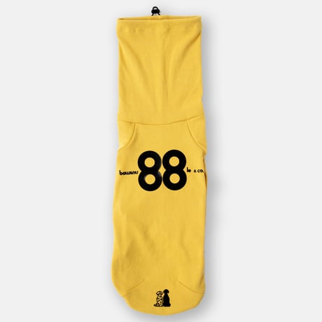 88 STRETCH RIB HIGH-NECK TEE　YELLOW　JPY9,000+10%TAX