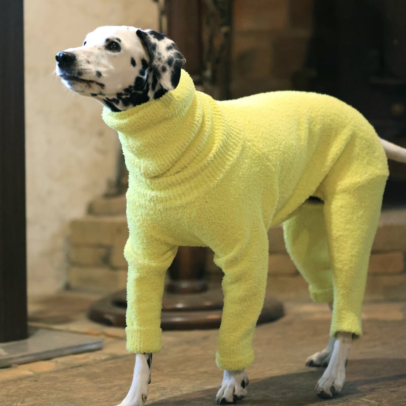 Fluffy yellow clearance sweater