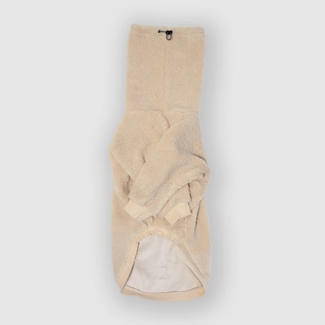 FLEECE HIGH-NECK TEE　OFF BEIGE　JPY8,800+10%TAX