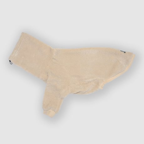FLEECE HIGH-NECK TEE　OFF BEIGE　JPY8,800+10%TAX