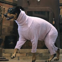 Fluffy Warm High-neck Rompers　GRAPE (purple)　JPY10,800+10%TAX