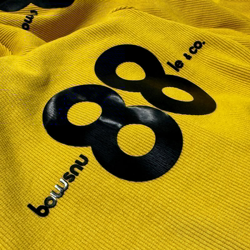 88 STRETCH RIB HIGH-NECK TEE YELLOW JPY9,000+10