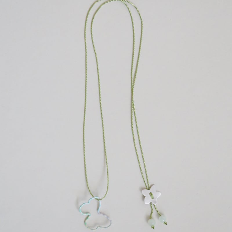 kikkou ネックレス グリーン 蝶々 KIKKOU 