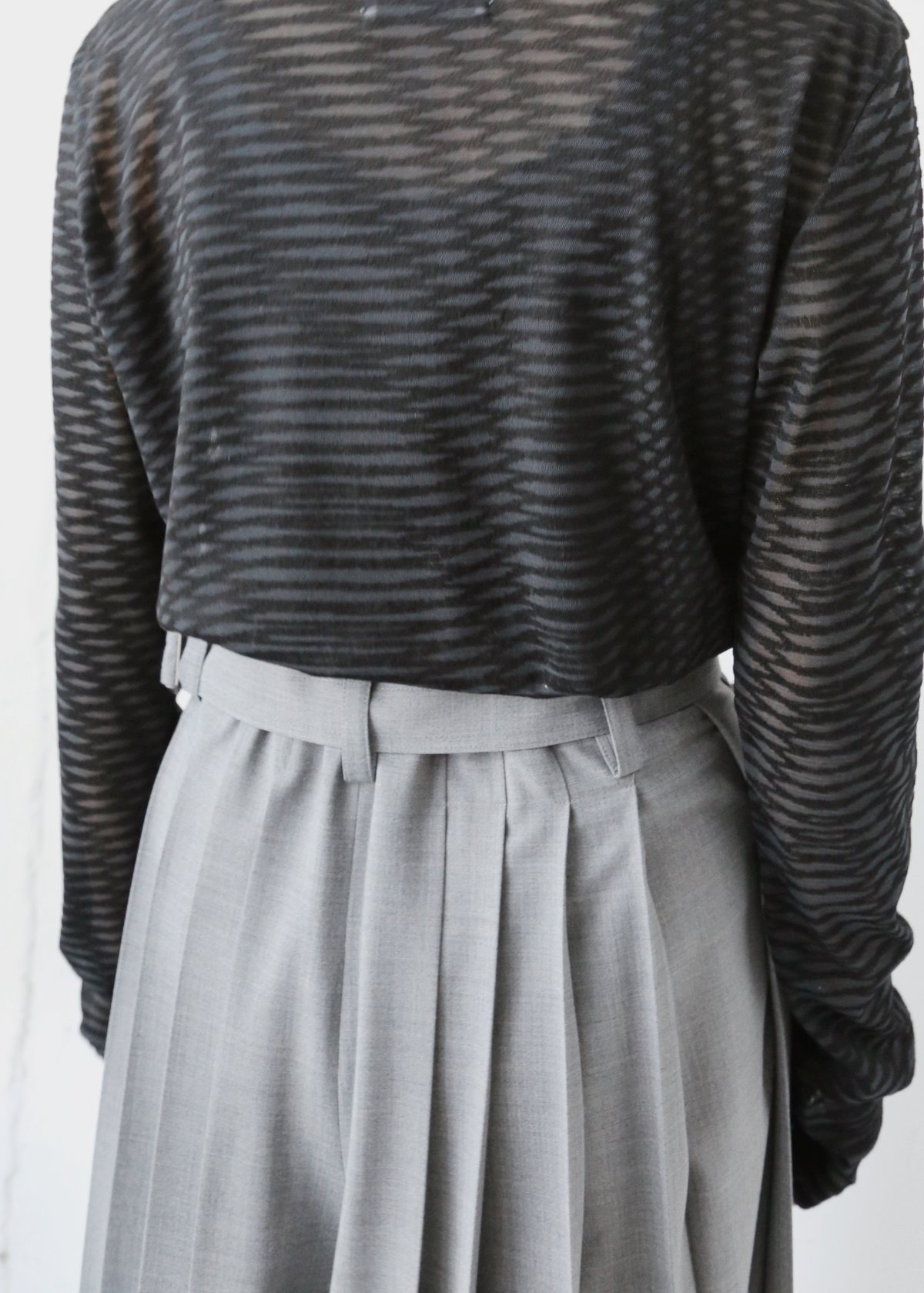 U*様 P*中様 Hatra Hak Pleats Pants ブラック siz HATRA 