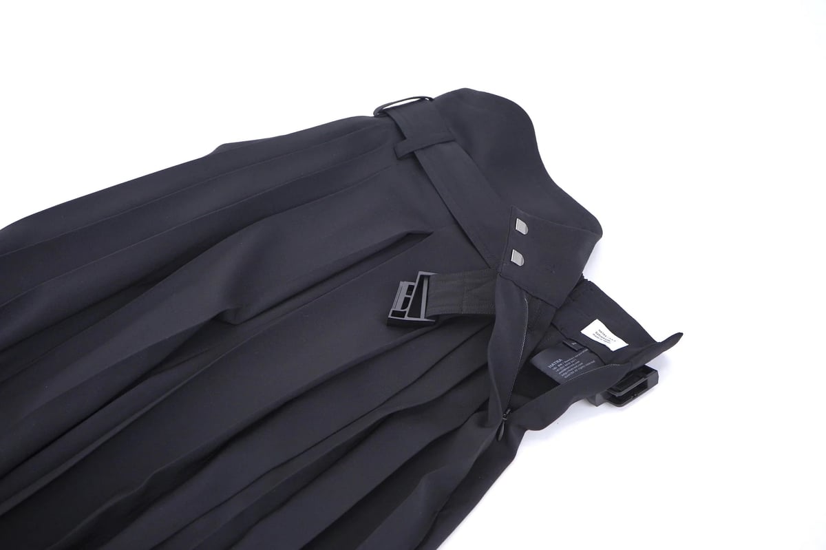 U*様 P*中様 Hatra Hak Pleats Pants ブラック siz U*様 P*中様 Hatra Hak Pleats Pants ブラック siz HATRA ハトラ Hak