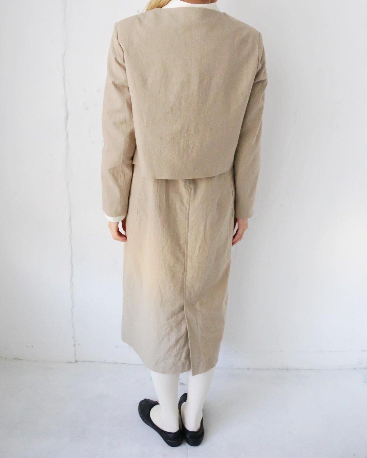 暮chic by futatsukukuri ボタンのワンピース(beige) | kot 暮chic by futatsukukuri ボタンのワンピース(beige) | kot