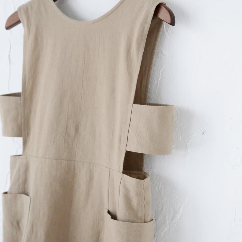 暮chic by futatsukukuri ボタンのワンピース(beige) | kot