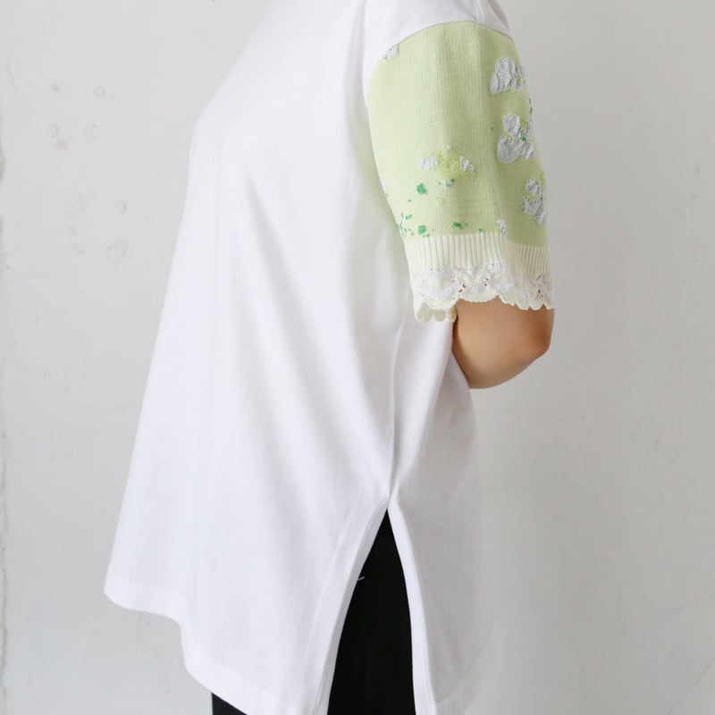 malamute ”ajisai flower T-shirt