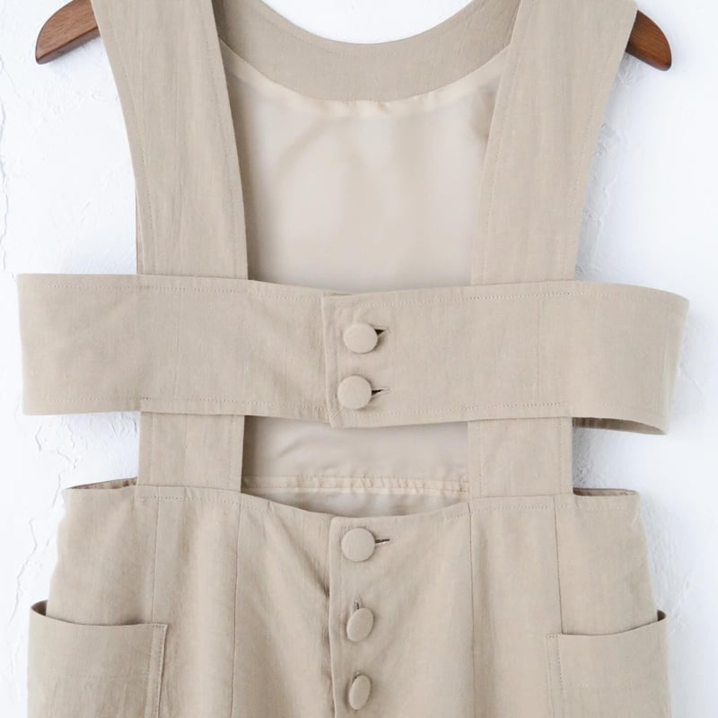 暮chic by futatsukukuri ボタンのワンピース(beige) | kot 暮chic by futatsukukuri ボタンのワンピース(beige) | kot