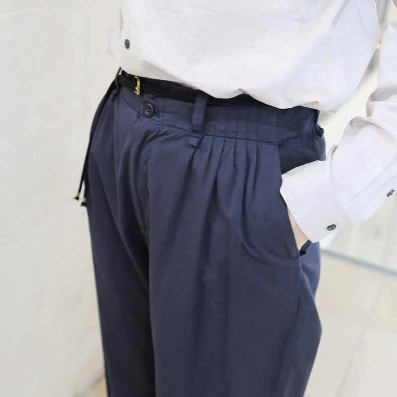 maiCADUNE ベルト付き　タックパンツ　カデュネ　36 maiCADUNE ベルト付き タックパンツ カデュネ 36 mai様専用