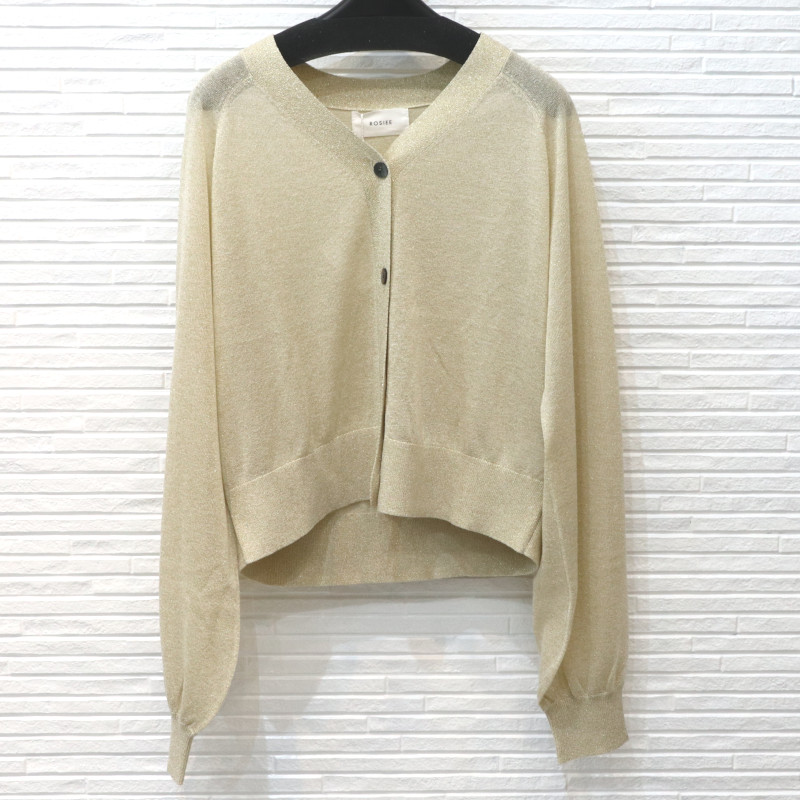 ROSIEE】ロージー/ラメシアーニットカーディガン/R031203  