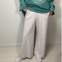 ayane ストレッチウーレットワイドパンツ　871805