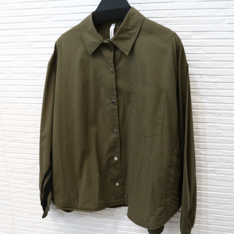 Dignite collier】ディニテコリエ/サイドラインシャツブルゾン