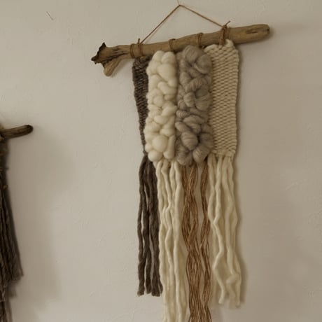 weavingtapestry (white&brown&gray)