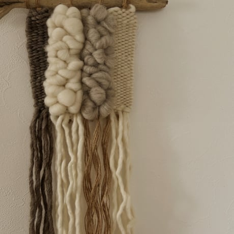 weavingtapestry (white&brown&gray)