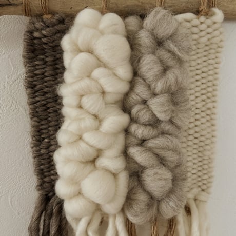 weavingtapestry (white&brown&gray)